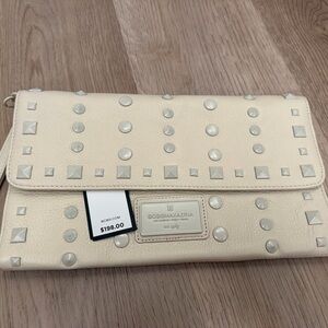 BCBGMaxAzria Ivory Studded Wristlet